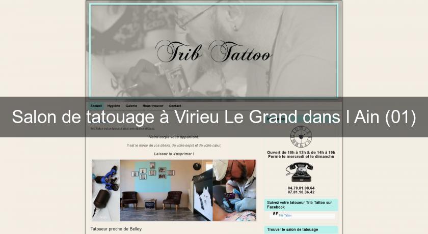 Salon de tatouage à Virieu Le Grand dans l'Ain (01)