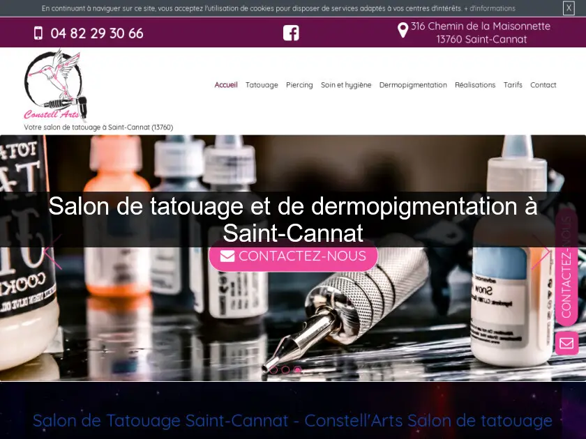 Salon de tatouage et de dermopigmentation à Saint-Cannat