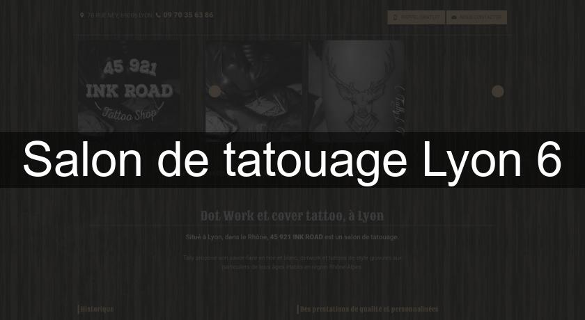 Salon de tatouage Lyon 6