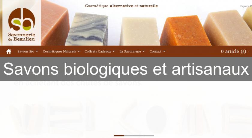 Savons biologiques et artisanaux