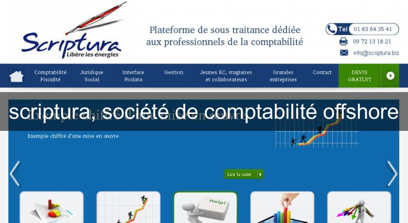 scriptura, société de comptabilité offshore