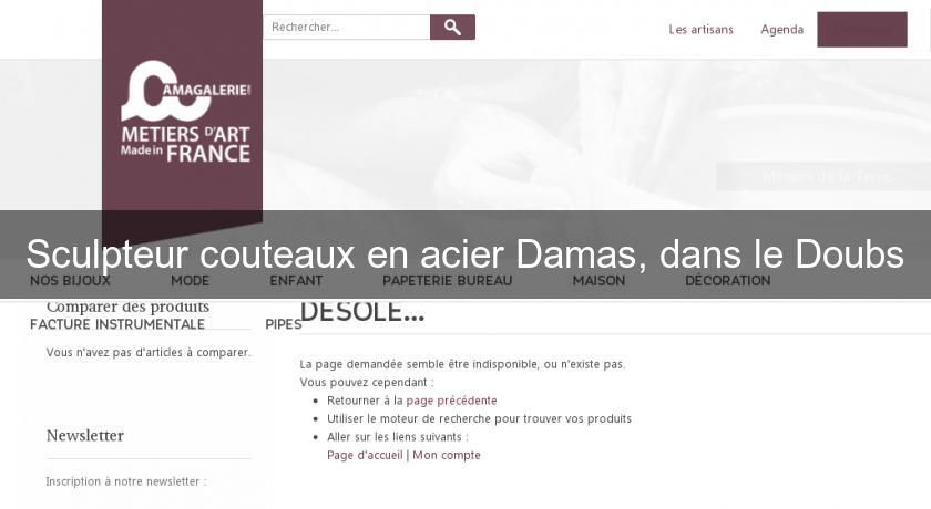 Sculpteur couteaux en acier Damas, dans le Doubs Sculpteur couteaux en acier Damas, dans le Doubs