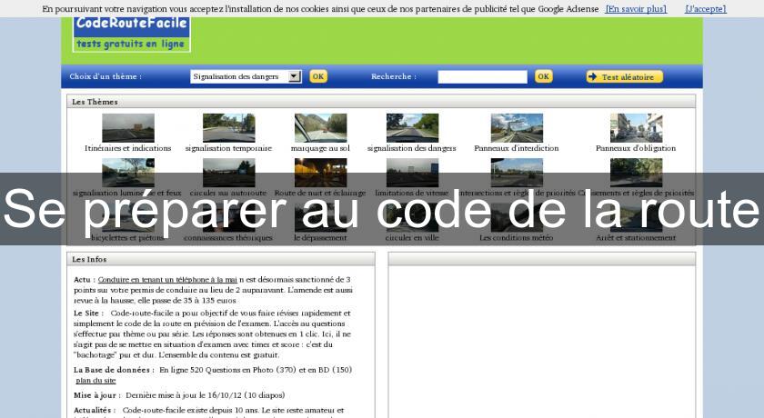 Se préparer au code de la route