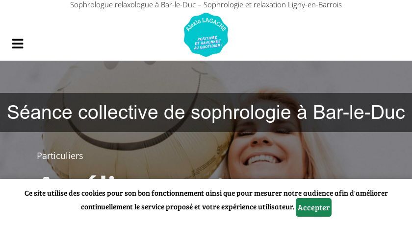 Séance collective de sophrologie à Bar-le-Duc Séance collective de sophrologie à Bar-le-Duc