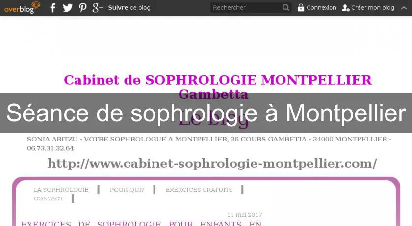 Séance de sophrologie à Montpellier