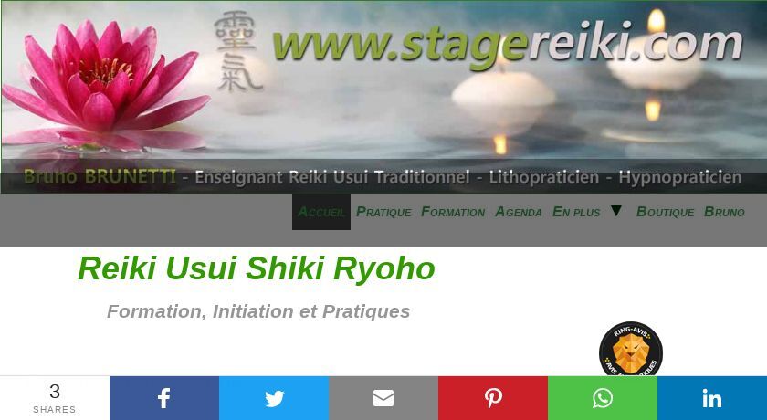 Séance et stage de Reiki Usuis Shiki Ryoho en Yvelines (78) Séance et stage de Reiki Usuis Shiki Ryoho en Yvelines (78)