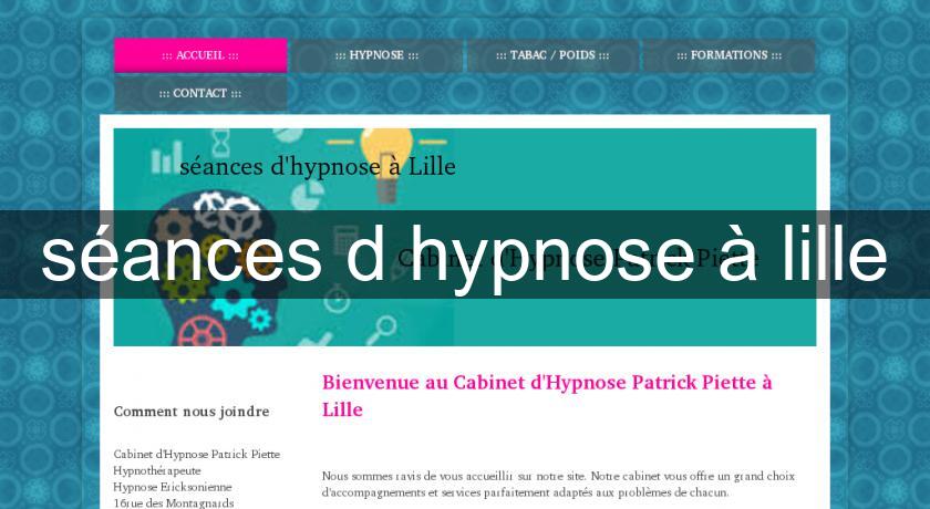 séances d'hypnose à lille