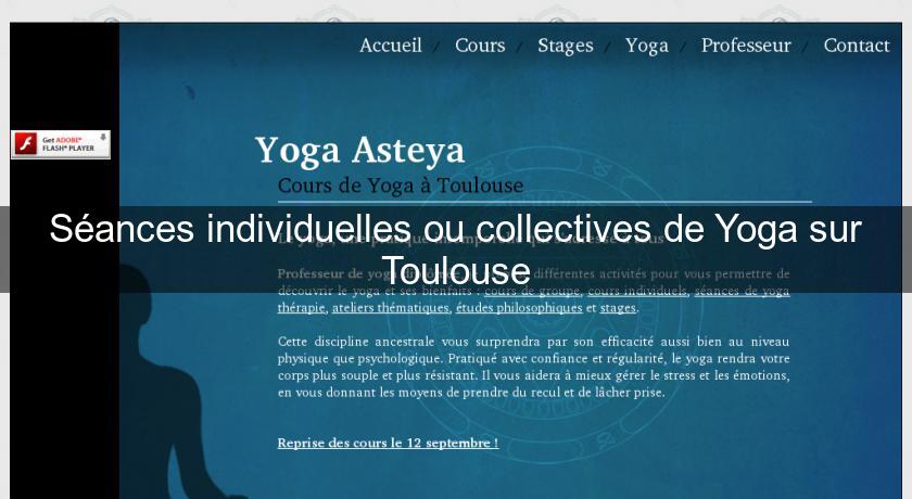 Séances individuelles ou collectives de Yoga sur Toulouse Séances individuelles ou collectives de Yoga sur Toulouse