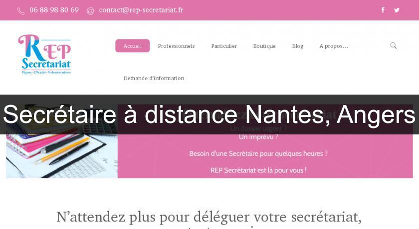 Secrétaire à distance Nantes, Angers Secrétaire à distance Nantes, Angers