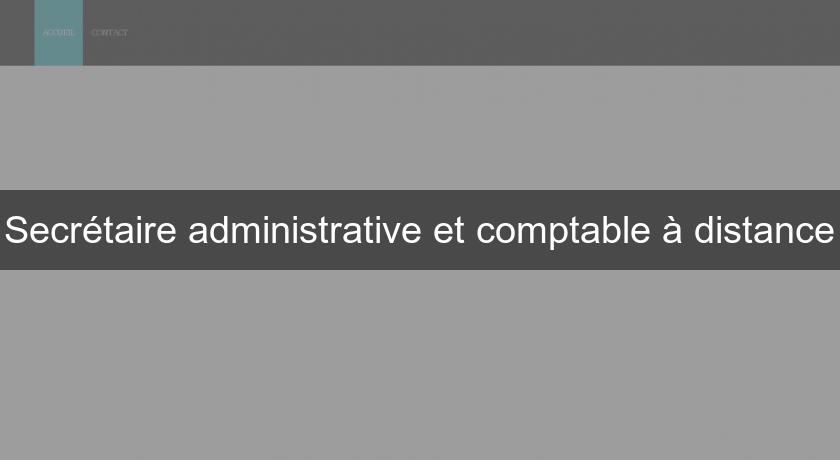 Secrétaire administrative et comptable à distance