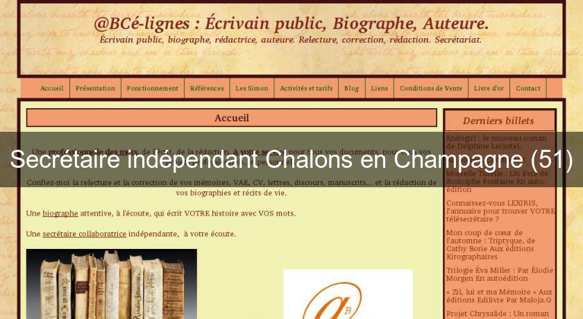 Secrétaire indépendant Chalons en Champagne (51)