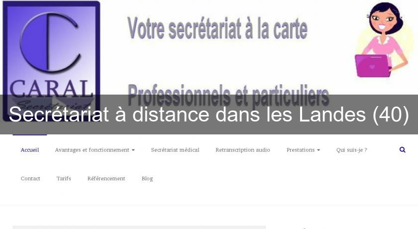Secrétariat à distance dans les Landes (40) Secrétariat à distance dans les Landes (40)