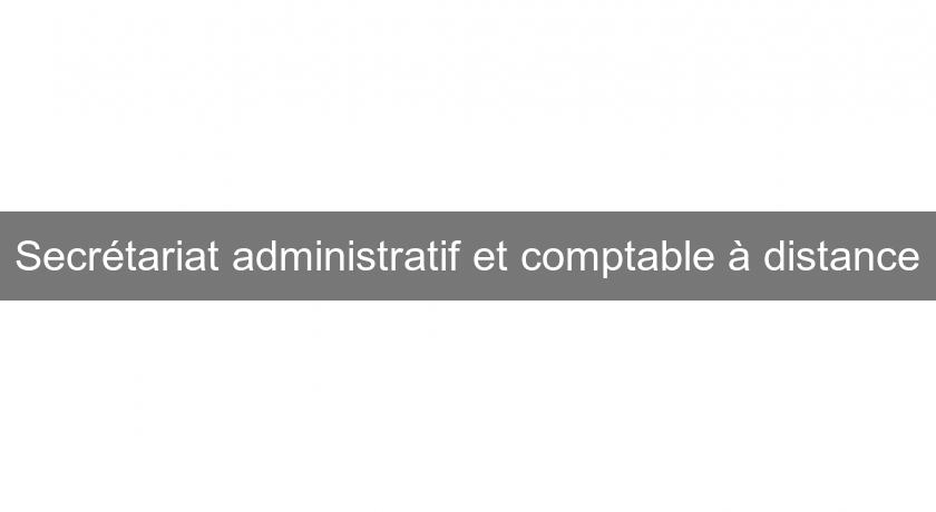 Secrétariat administratif et comptable à distance