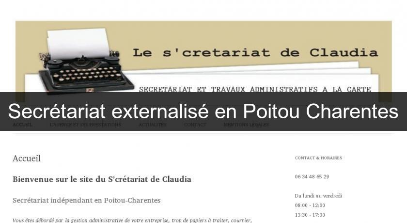 Secrétariat externalisé en Poitou Charentes Secrétariat externalisé en Poitou Charentes