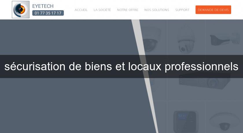 sécurisation de biens et locaux professionnels