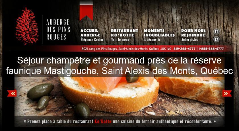 Séjour champêtre et gourmand près de la réserve faunique Mastigouche, Saint Alexis des Monts, Québec Séjour champêtre et gourmand près de la réserve faunique Mastigouche, Saint Alexis des Monts, Québec