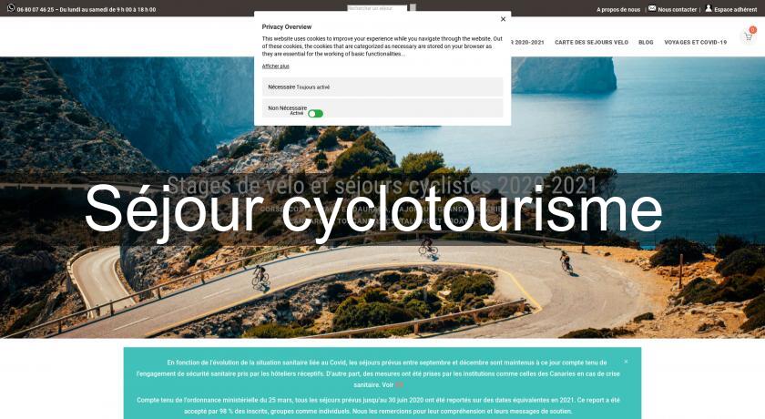 Séjour cyclotourisme 