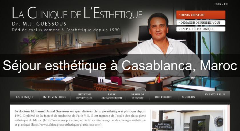 Séjour esthétique à Casablanca, Maroc