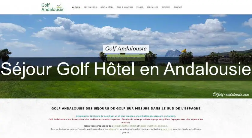 Séjour Golf Hôtel en Andalousie