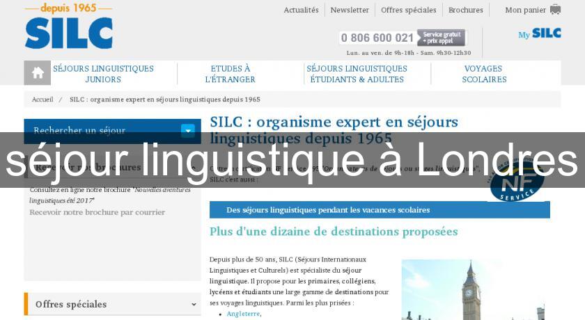 séjour linguistique à Londres séjour linguistique à Londres
