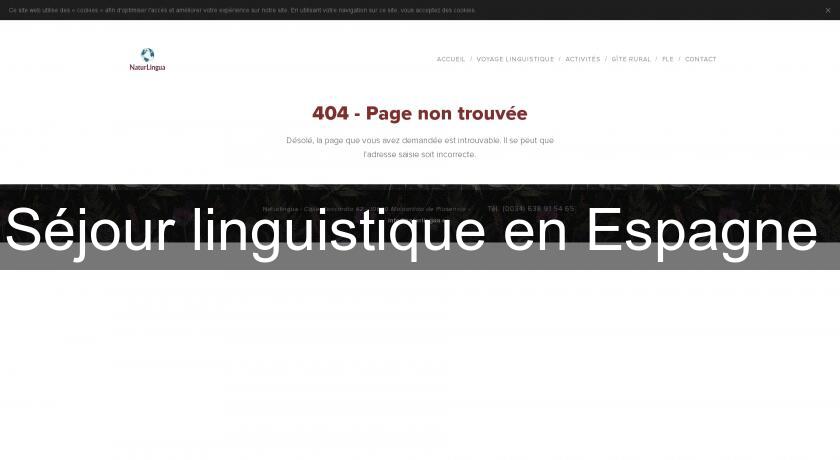 Séjour linguistique en Espagne Séjour linguistique en Espagne