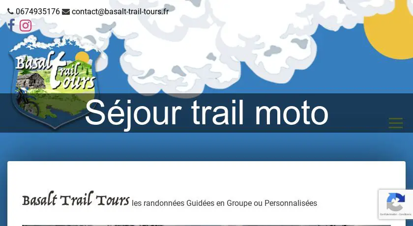 Séjour trail moto