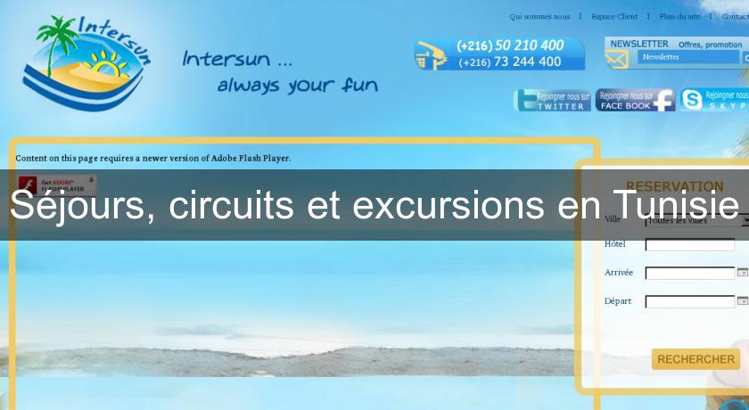 Séjours, circuits et excursions en Tunisie