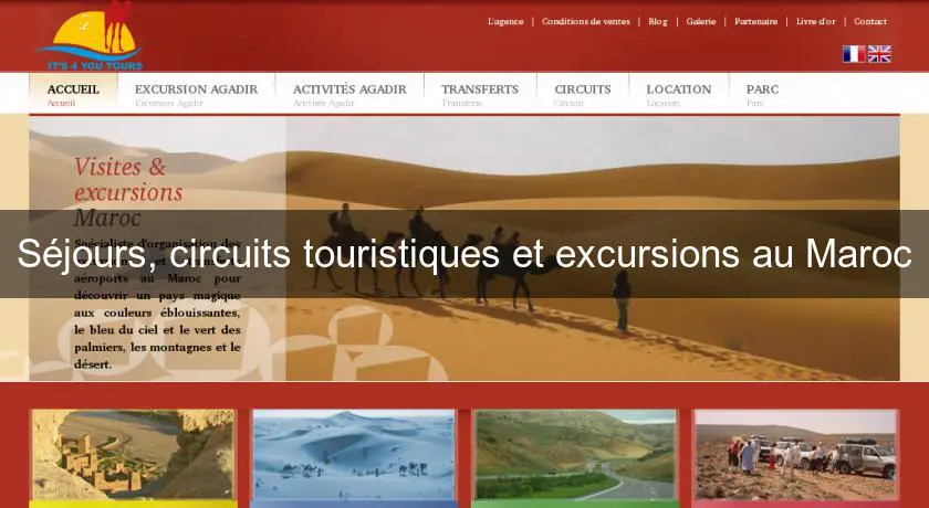 Séjours, circuits touristiques et excursions au Maroc