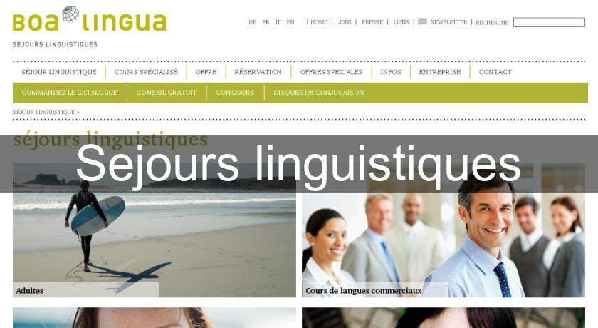 Sejours linguistiques Sejours linguistiques