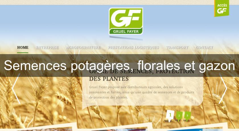 Semences potagères, florales et gazon Semences potagères, florales et gazon