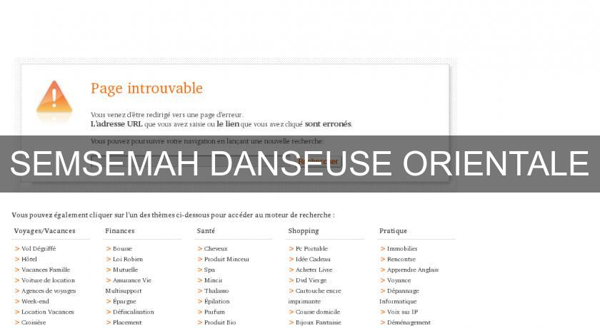 SEMSEMAH DANSEUSE ORIENTALE SEMSEMAH DANSEUSE ORIENTALE
