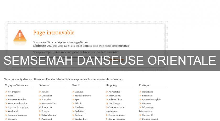 SEMSEMAH DANSEUSE ORIENTALE