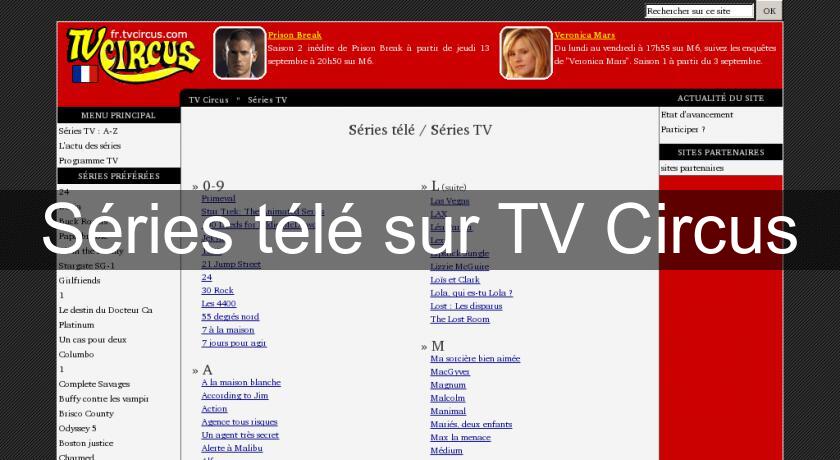 Séries télé sur TV Circus