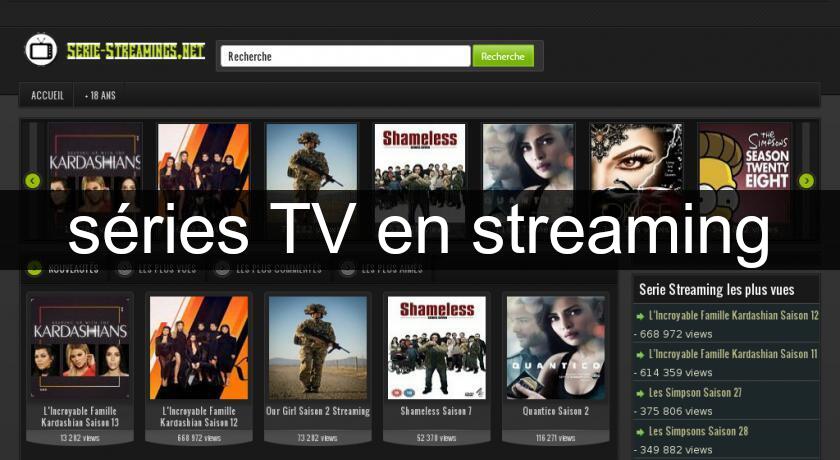 séries TV en streaming