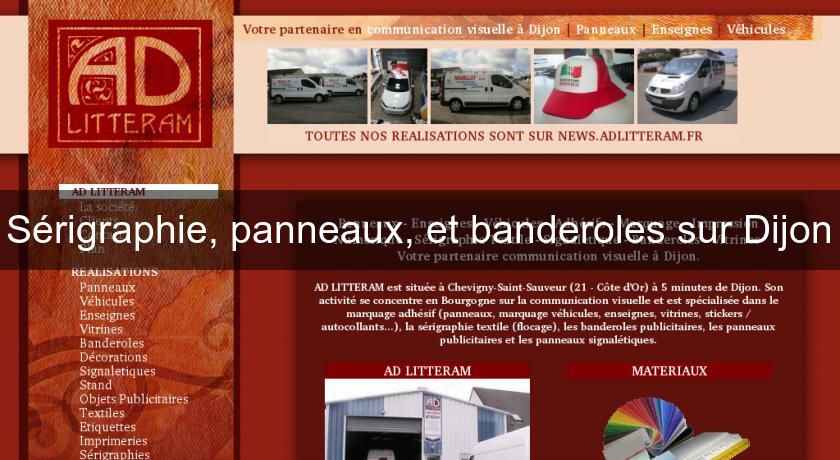 Sérigraphie, panneaux, et banderoles sur Dijon Sérigraphie, panneaux, et banderoles sur Dijon