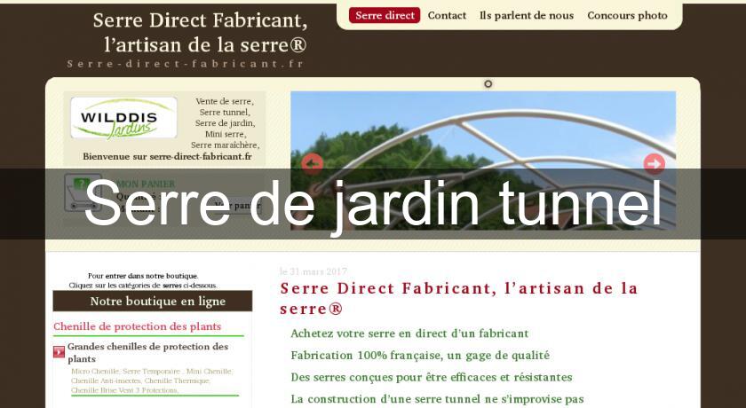 Serre de jardin tunnel Serre de jardin tunnel