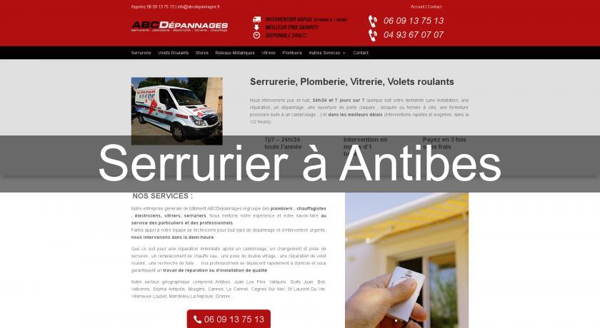 Serrurier à Antibes Serrurier à Antibes