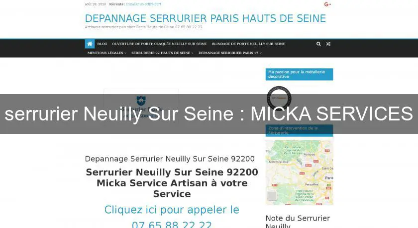 serrurier Neuilly Sur Seine : MICKA SERVICES
