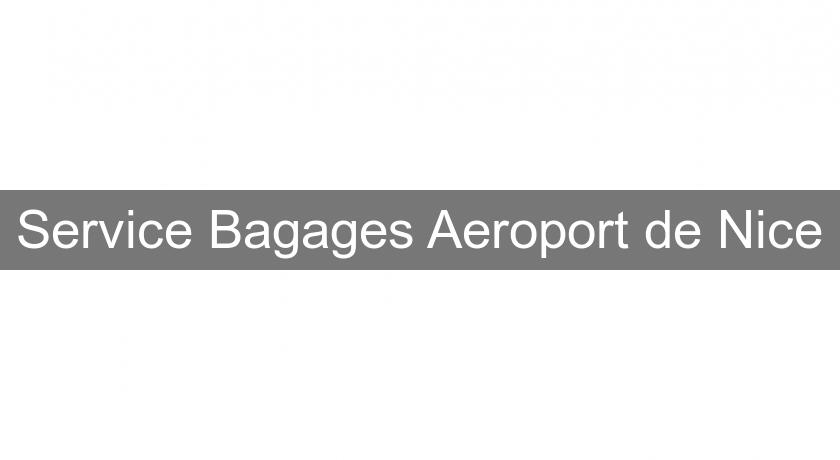 Service Bagages Aeroport de Nice