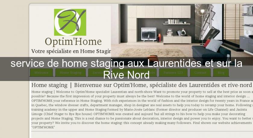 service de home staging aux Laurentides et sur la Rive Nord