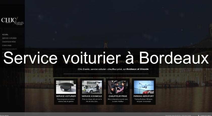 Service voiturier à Bordeaux Service voiturier à Bordeaux