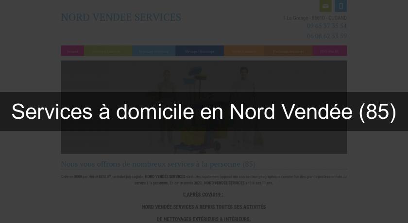 Services à domicile en Nord Vendée (85)