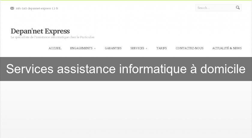 Services assistance informatique à domicile