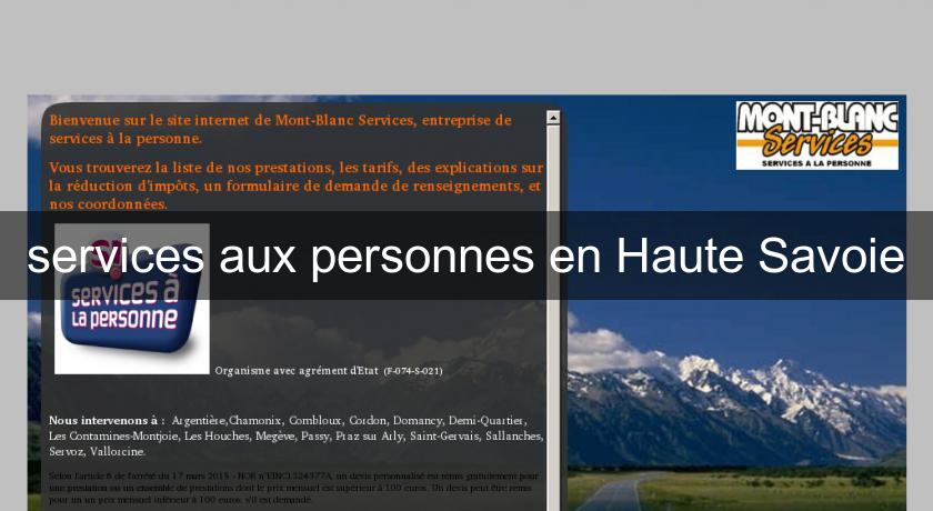 services aux personnes en Haute Savoie services aux personnes en Haute Savoie