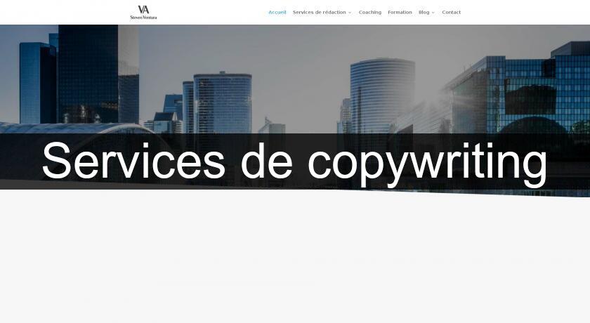 Services de copywriting Services de copywriting