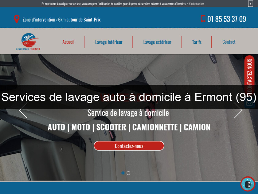 Services de lavage auto à domicile à Ermont (95)