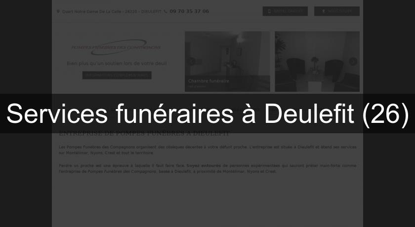 Services funéraires à Deulefit (26) Services funéraires à Deulefit (26)