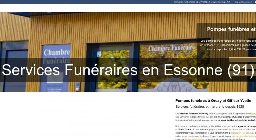 Services Funéraires en Essonne (91)