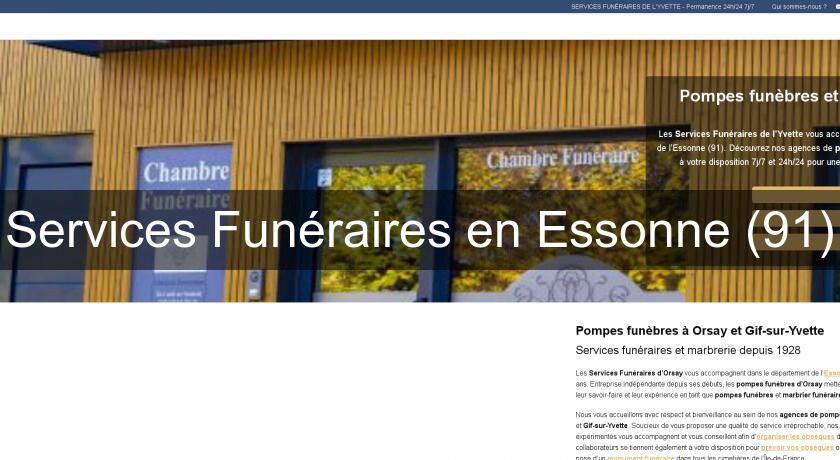 Services Funéraires en Essonne (91) Services Funéraires en Essonne (91)
