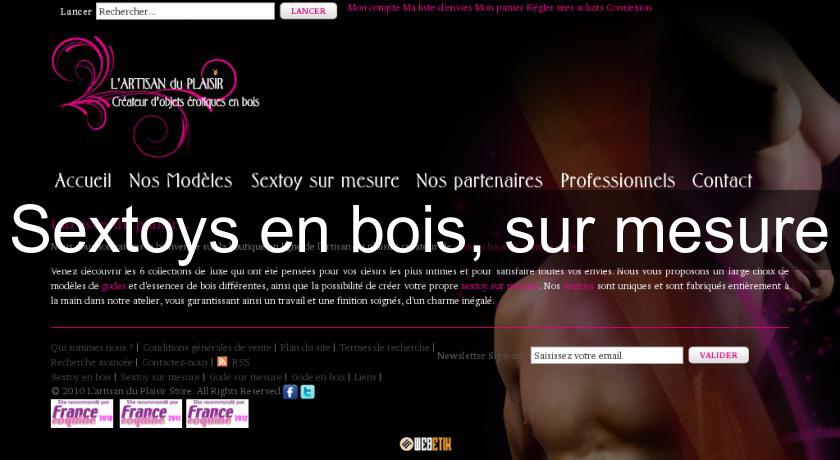 Sextoys en bois, sur mesure